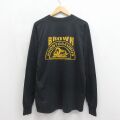 フルーツオブザルーム 90s 長袖Tシャツ ショベルカー ブラック メンズXL相当 | 古着