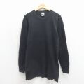 カーハート 長袖サーマルTシャツ 無地 ブラック メンズM相当 | 古着