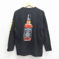 00s 長袖Tシャツ ジャックダニエル ブラック メンズL相当 | 古着