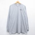 ヘインズ 00s 長袖Tシャツ ユニバーサル グレー メンズXL相当 | 古着