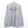 マジェスティック 00s 長袖Tシャツ ボストンレッドソックス グレー メンズXL相当 | 古着