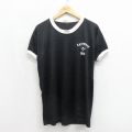 70s 半袖Tシャツ EASTMONT メッシュ地 ブラック メンズL相当 | 古着