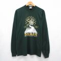 フルーツオブザルーム 90s 長袖Tシャツ SWAIN グリーン メンズL相当 | 古着