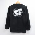 サンタクルーズ 長袖Tシャツ ブラック メンズS相当 | 古着