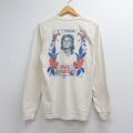 長袖ロックバンドTシャツ ポールマッカートニー ベージュ メンズS相当 | 古着