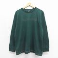 ノースフェイス 長袖Tシャツ グリーン メンズXL相当 | 古着