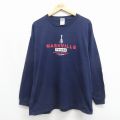 00s 長袖Tシャツ ナッシュビル ネイビー メンズXL相当 | 古着