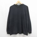 00s 長袖Tシャツ ブラック メンズXL相当 | 古着