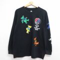 グレイトフルデッド 長袖Tシャツ ブラック メンズXL相当 | 古着