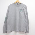 00s 長袖Tシャツ ピーターパン グレー メンズL相当 | 古着