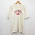 80s 長袖Tシャツ コーネル ベージュ メンズXL相当 | 古着