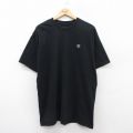 チャンピオン 半袖Tシャツ ワンポイント ブラック XL | 古着