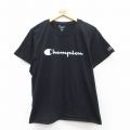 チャンピオン 半袖Tシャツ ビッグロゴ ブラック XL | 古着