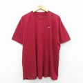 ナイキ 半袖Tシャツ ワンポイント バーガンディ XL | 古着