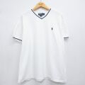 ラルフローレン 90s 半袖Tシャツ ワンポイントロゴ ホワイト XL | 古着