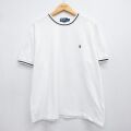 ラルフローレン 90s 半袖Tシャツ ワンポイントロゴ ホワイト XL | 古着