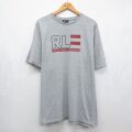 ラルフローレン 半袖Tシャツ ビッグロゴ グレー XL | 古着