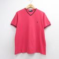 ラルフローレン 90s 半袖Tシャツ ワンポイントロゴ レッド メンズL相当 | 古着