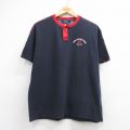 トミーヒルフィガー 90s 半袖Tシャツ ワンポイントロゴ ネイビー メンズXL相当 | 古着