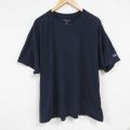 チャンピオン 半袖Tシャツ ワンポイントロゴ ネイビー XL | 古着