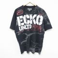 エコー 半袖Tシャツ ビッグロゴ ブラック XL | 古着