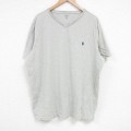 ラルフローレン 半袖Tシャツ ワンポイントロゴ グレー XL | 古着