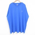 ラルフローレン 半袖Tシャツ ワンポイントロゴ ブルー XL | 古着