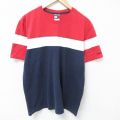 トミーヒルフィガー 90s 半袖Tシャツ マルチカラー レッド XL | 古着