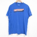 コロンビア 半袖Tシャツ ビッグロゴ ブルー M | 古着