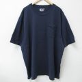 カーハート XL 半袖Tシャツ 胸ポケット ネイビー | 古着