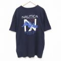 ノーティカ 半袖Tシャツ MIDDLE ネイビー XL | 古着