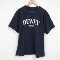 チャンピオン 半袖Tシャツ DEWEY ネイビー XL | 古着