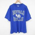チャンピオン 半袖Tシャツ バッファロー ブルー XL | 古着