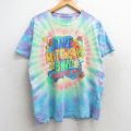 ライトブルータイダイ半袖Tシャツ デイヴマシューズバンド XL | 古着