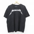 メタリカ 半袖Tシャツ ブラック XL | 古着