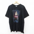 半袖Tシャツ テリークラーク ブラック XL | 古着