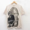 XL★古着 半袖 ロック バンド Tシャツ メンズ キースアーバン コットン クルーネック ベージュ カーキ 25jun20 中古