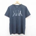 XL★古着 アバクロンビー Abercrombie&fitch 半袖 ロック バンド Tシャツ メンズ ビートルズ The Beatles クルーネック 黒 ブラック 25jun20 中古