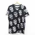 【50%OFF】XL★古着 半袖 ロック バンド Tシャツ メンズ ミスフィッツ 大きいサイズ コットン クルーネック 黒 ブラック 【spe】 25aug08 中古