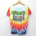 M★古着 半袖 ロック バンド Tシャツ メンズ グレイトフルデッド 黄他 タイダイ 26mar09