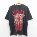 半袖Tシャツ ニルヴァーナプリント ブラック XL | 古着