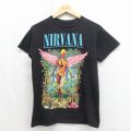 ニルヴァーナ 半袖Tシャツ インユーテロプリント ブラック S | 古着
