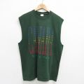 ノースリーブTシャツ ナイアガラの滝 グリーン XL | 古着