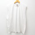 PRO CLUB 90s ノースリーブTシャツ ホワイト XL | 古着