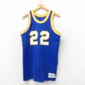 L★古着 デロング ビンテージ タンクトップ メンズ 80年代 80s 22 USA製 青 ブルー 25jun07 中古