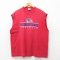 NFL ニューイングランドペイトリオッツ 00s ノースリーブTシャツ アメフト レッド XL | 古着