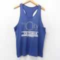 City VICTORIA 90s タンクトップ 霜降り ネイビー L | 古着