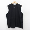 ナイキ ノースリーブTシャツ ワンポイント ブラック XL | 古着
