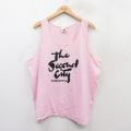 フルーツオブザルーム 90s タンクトップ The Second City ピンク XL | 古着