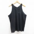 チャンピオン タンクトップ ワンポイント ブラック XL | 古着